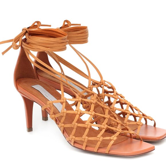 Stella McCartney |  Ankle-tie sandals | Used Once - Picture 1 of 7